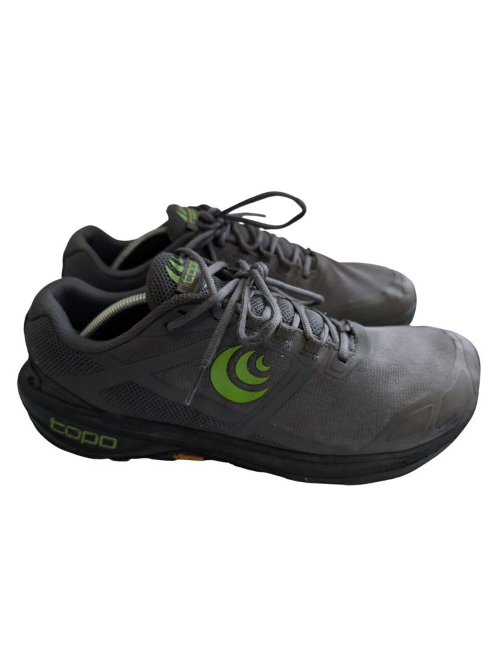 Topo Athletic Terraventure 4 Mens 11 Gray Green Vibram Trail Shoe Gorpcore